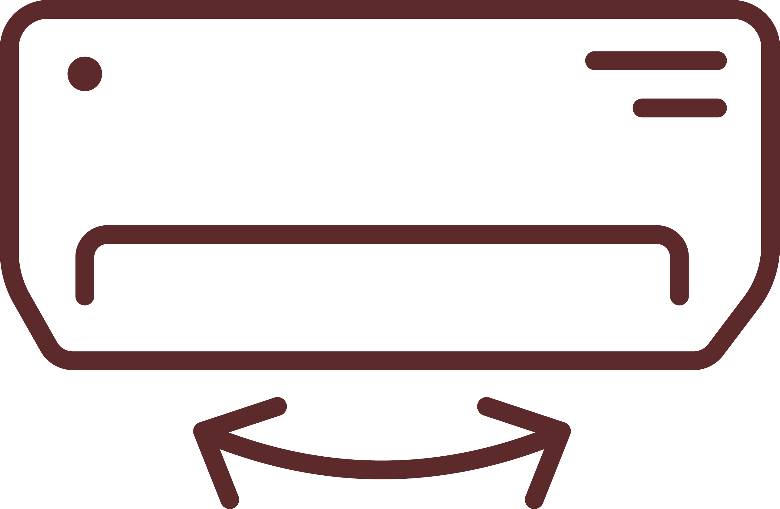 A monitor as a resource with an arrow pointing to it.